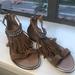 Jessica Simpson Shoes | Jessica Simpson Brown Fringe Sandals - So Cute! | Color: Brown | Size: 7.5