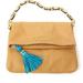 Lilly Pulitzer Bags | Lilly Pulitzer Foldover Tan Leather Clutch | Color: Tan | Size: Os