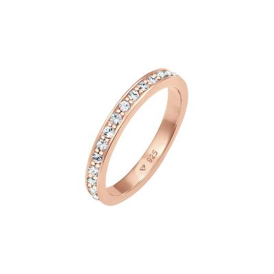 Elli - Glamourös Kristalle 925 Sterling Silber Ringe 1 ct Damen