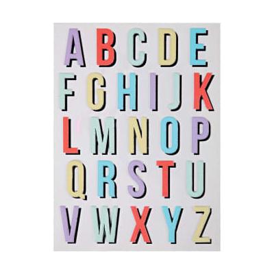 Meri Meri - Puffy Stickers Alphabet