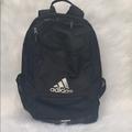 Adidas Bags | Adidas Black Backpack | Color: Black/Silver | Size: Os