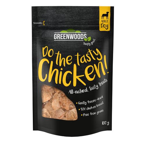 5 x 100 g Nuggets Huhn Greenwoods Hundesnack gefriergetrocknet