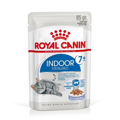 48 x 85 g Royal Canin Indoor Sterilised 7+ in Gelee Katzennassfutter