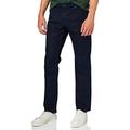 BOSS Mens Maine BC-C Dark-Blue Regular-fit Jeans in Stretch Denim