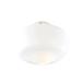 Hunter Fan Original Schoolhouse 7" H x 19" W Glass Bowl Ceiling Fan Bowl Shade ( Screw On ) in Glass in White | 7 H x 10 W x 10 D in | Wayfair