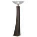 Meyda Lighting Sophia Crinkle 70" Torchiere Floor Lamp Metal in Brown | 70 H x 25.5 W x 25.5 D in | Wayfair 147938