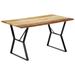 17 Stories Dining Table Kitchen Table Dining Room Dinner Table Solid Mango Wood in Brown | 29.9 H x 55.1 W x 31.4 D in | Wayfair