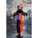 The Holiday Aisle® Life-Size Animatronic Clown Figurine Plastic in Blue/Red | 66 H x 18 W x 15 D in | Wayfair 58FCF00201F1401E847A3E8D54532C31