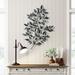 Winston Porter Leaf Wall Décor Metal in Blue/Gray/Green | 45 H x 31 W x 2 D in | Wayfair 95264