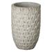 Birch Lane™ Clay Pot Planter Metal in White | 19 H x 12.5 W x 12.5 D in | Wayfair 2796D102E0DD4EC48B1DC2067CA5A7F1