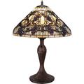 Meyda Lighting Jeweled Grape 23" Mahogany Bronze Table Lamp Glass/Ceramic/Metal in Brown | 23 H x 16 W x 16 D in | Wayfair 181599