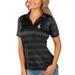 Women's Antigua Black Wyoming Cowboys Compass Polo