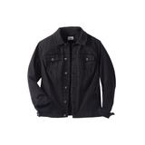 Men's Big & Tall Liberty Blues™ Denim Jacket by Liberty Blues in Black Denim (Size 6XL)