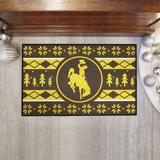 FANMATS Holiday Sweater 30 in. x 19 in. Non-Slip Indoor Door Mat Synthetics | 19 W x 30 D in | Wayfair 25857