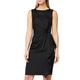 Amazon Brand - TRUTH & FABLE Women's Dress Twist Front Tunic, Black, 12, Label:M
