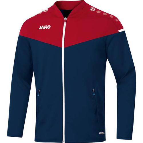 JAKO Herren Präsentationsjacke Champ 2.0, Größe M in marine/chili rot