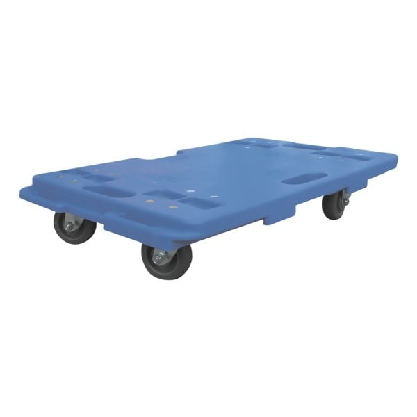 Viso Plattformwagen 150 kg Traglast blau, 60x11.5x40 cm