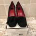Coach Shoes | Authentic Coach Black Suede Loafer Pump | Color: Black | Size: 7.5