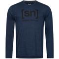 Super.Natural Herren Logo Longsleeve (Größe XL, blau)