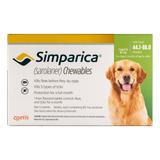 Simparica For Large Dogs 44 To 88lbs (Green) 6 Doses - 45% Off Today