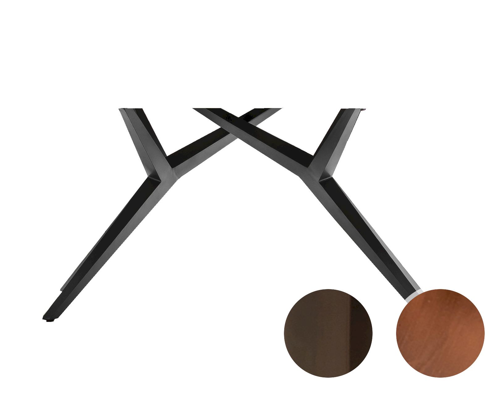 SIT Tops & Tables »Brisbane« Esstisch Akazie Baumkante 3,6 cm / 180x90 cm / Eisen antikschwarz Image