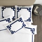 Suzanne Kasler Greek Key Duvet Cover - Indigo, Full/Queen - Ballard Designs Indigo Full/Queen - Ballard Designs