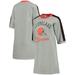 Women's G-III 4Her by Carl Banks Heathered Gray Cleveland Browns Turnover Tee Dress