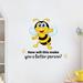 Design W/ Vinyl Better Person Bee Bees Vinyl Wall Decal Vinyl in Black/Yellow | 16 H x 16 W in | Wayfair Timmy 1277a