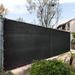 ColourTree 8'H Customize Fence Privacy Screen Windscreen Fabric Cover | 96 H x 732 W x 1 D in | Wayfair ctm8' x 61'Black