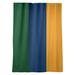 ArtVerse Utah Basketball Striped Blackout Rod Pocket Single Curtain Panel Polyester in Green/Blue/Navy | 87 H in | Wayfair NBS385-SOCB58