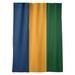 ArtVerse Utah Basketball Striped Blackout Rod Pocket Single Curtain Panel Polyester in Green/Blue/Navy | 87 H in | Wayfair NBS381-SOCB58