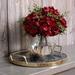 DarbyCreekTrading Goldenrod Boxwood Floral Hydrangea Arrangement in Vase Silk in Red | 12 H x 12 W x 12 D in | Wayfair FAR1080-B