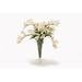 Distinctive Designs Waterlook (R) White Orchid Tropical Mix In Glass Vase Polysilk | 25 H x 26 W x 26 D in | Wayfair 17078