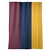 ArtVerse Cleveland Basketball Striped Blackout Rod Pocket Single Curtain Panel Polyester in Red/Green/Blue | 87 H in | Wayfair NBS052-SOCB58