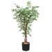 Dalmarko Designs Ming Aralia Foliage in Pot Silk/Ceramic | 90 H x 50 W x 50 D in | Wayfair dmr1204