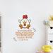 Zoomie Kids Always up to Us Chicken Vinyl Wall Decal Metal in Brown | 40 H x 40 W in | Wayfair BE4F7E4A60244B92955145BD308DC9A5