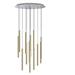 Everly Quinn Tynan 13 - Light Cluster Cylinder LED Pendant in Brown | 18 H x 1 W x 1 D in | Wayfair 92A6829283994FD6BB6E799B8825831F