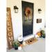 Red Barrel Studio® Adedayo Hello Fall 30in. x 18in. Non-Slip Outdoor Door Mat Coir in Brown/Orange | 18 W x 30 D in | Wayfair