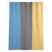 ArtVerse Golden State Basketball Striped Sheer Rod Pocket Single Curtain Panel Polyester in Gray/Green/Blue | 87 H in | Wayfair NBS113-SOCS58