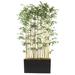 Dalmarko Designs Bamboo Floor Plant in Planter Silk/Metal | 96 H x 46 W x 16 D in | Wayfair dmr111