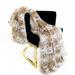 Plutus Brands Plutus Brown, Beige Leopard Fur Faux Fur Luxury Throw Blanket Faux Fur | 110 W in | Wayfair PBSF1518-96x110T