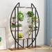 17 Stories Patchett Free Form Etagere Plant Stand Wood/Manufactured Wood in Brown | 63 H x 11.8 D in | Wayfair B1BA380899764262AE67D0C826CB57AE