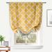 Bungalow Rose Iuka Tie up Curtain Adjustable Balloon Geometric Blackout Thermal Outdoor Rod Pocket Single Curtain Panel Polyester | 63 H in | Wayfair