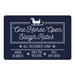 Blue 27 x 1 x 18 in Kitchen Mat - The Holiday Aisle® Pacjo Sleigh Rides Kitchen Mat Synthetics | 27 H x 1 W x 18 D in | Wayfair