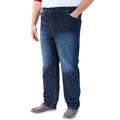 Men's Big & Tall 5-Pocket Relaxed Fit Denim Look Sweatpants by KingSize in Dark Rinse (Size XL) Jeans