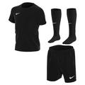 Nike Unisex Kinder Dry Park 20 Trikot Set, Black/Black/White, (M)110-116
