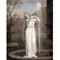 Jw 01 Undine 1872 J W Waterhouse sqs - Film Movie Poster - Best Print Art Reproduction Quality Wall Decoration Gift - A0 Poster (40/33 inch) - (119/84 cm) - Glossy Thick Photo Paper