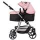 Daisy Chain Connect 5 in 1 Dolls Pram – Adjustable Handles from 48-85cms. For children of 4,5,6,7 and 8 years. (Classic Pink)