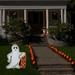 The Holiday Aisle® Halloween Ghost Yard LED Lighted Display Metal in White | 24 H x 19 W x 2 D in | Wayfair DWYD0001