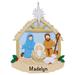 The Holiday Aisle® Nativity Scene Hanging Figurine Ornament in Brown/Yellow | 4.25 H x 3.25 W x 0.5 D in | Wayfair 2B7CDEA333504FF182A70F012C8F5172